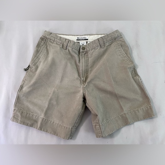 Columbia Mens Hiking Shorts Sz 34 AM4194 Stonewashed Granite Cloth - Picture 1 of 11